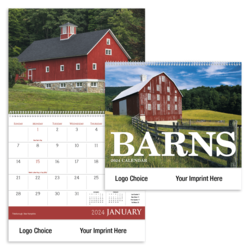 1700 - Barns Wall Calendar