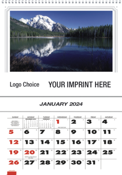 CHSPKT - 12-Pocket Farm Memo Wall Calendar 