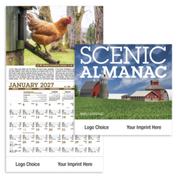 6702 - Scenic Almanac Wall Calendar